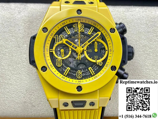Hublot Big Bang Unico 441.Cy.471Y.Rx Zf Factory Yellow Ceramic-Rep Time Watches