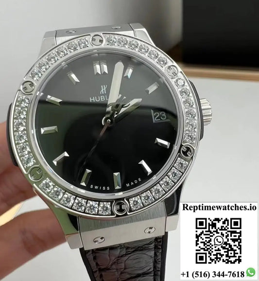Hublot Classic Fusion 33MM HB Factory Diamond Bezel - Watches