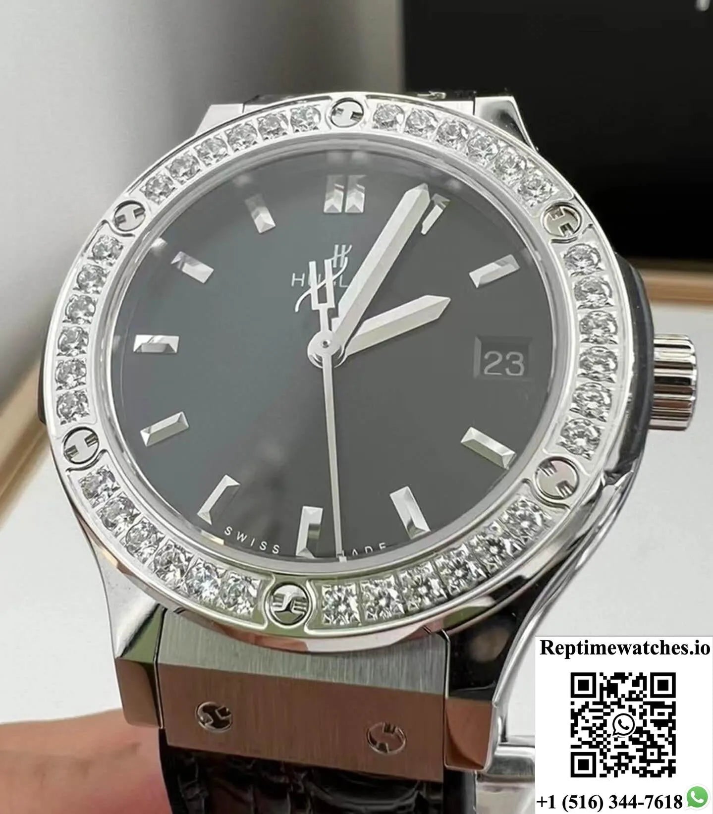 Hublot Classic Fusion 33Mm Hb Factory Diamond Bezel-Rep Time Watches