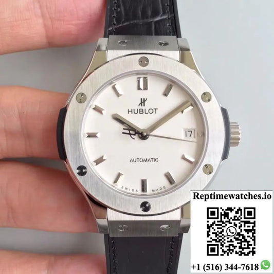Hublot Classic Fusion 38MM 511.NX.2610.LR JJ Factory White Dial - Watches