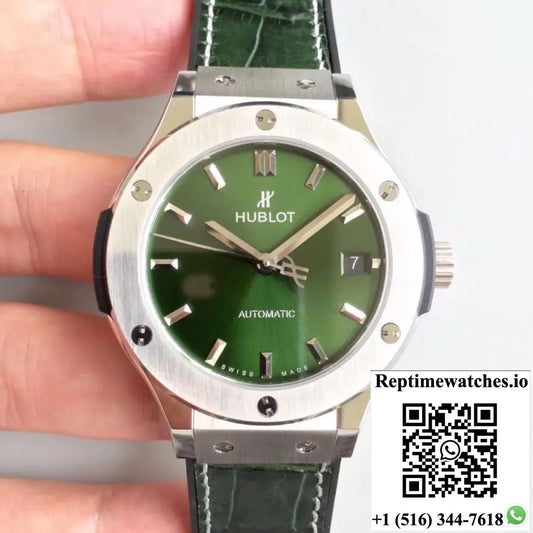 Hublot Classic Fusion 38MM 511.NX.8970.LR JJ Factory Green Dial - Watches