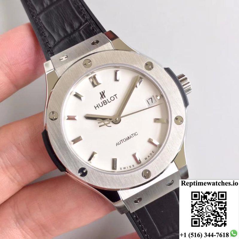Hublot Classic Fusion 38Mm 511.Nx.2610.Lr Jj Factory White Dial-Rep Time Watches