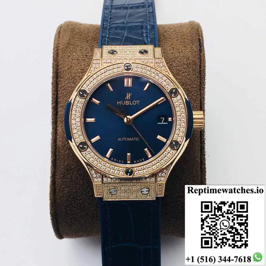 Hublot Classic Fusion 38MM HB Factory Diamond Case - Watches