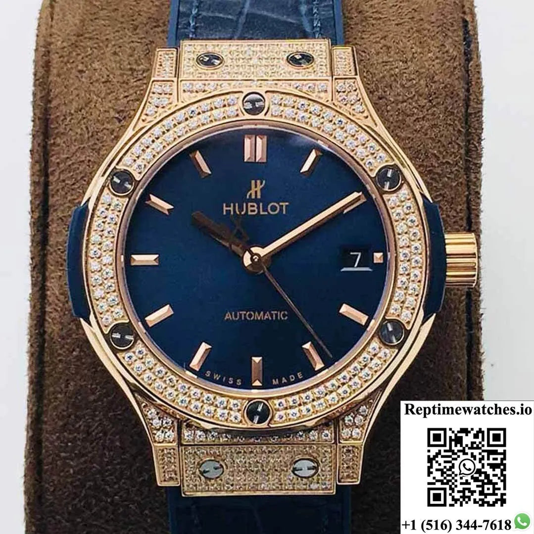 Hublot Classic Fusion 38Mm Hb Factory Diamond Case-Rep Time Watches