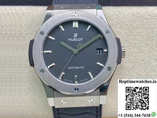 Hublot Classic Fusion 511.Nx.1171.Lr 42Mm Wwf Factory Black Strap-Rep Time Watches