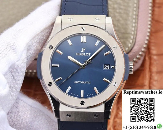 Hublot Classic Fusion 511.Nx.7170.Lr Wwf Factory Blue Dial-Rep Time Watches