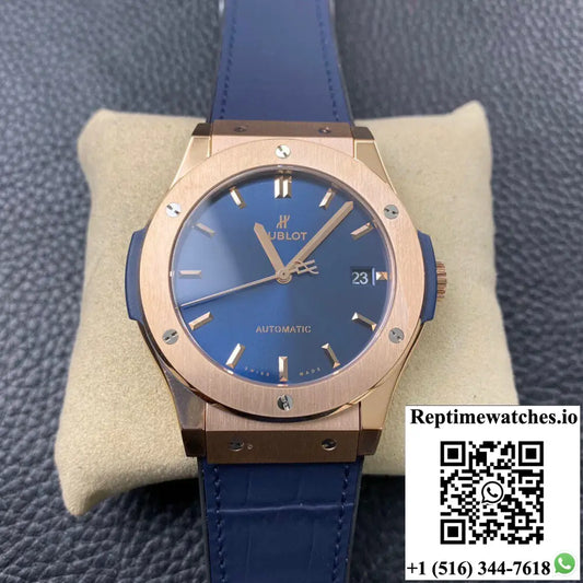Hublot Classic Fusion 542.OX.7180.LR 42MM WWF Factory Blue Dial - Watches