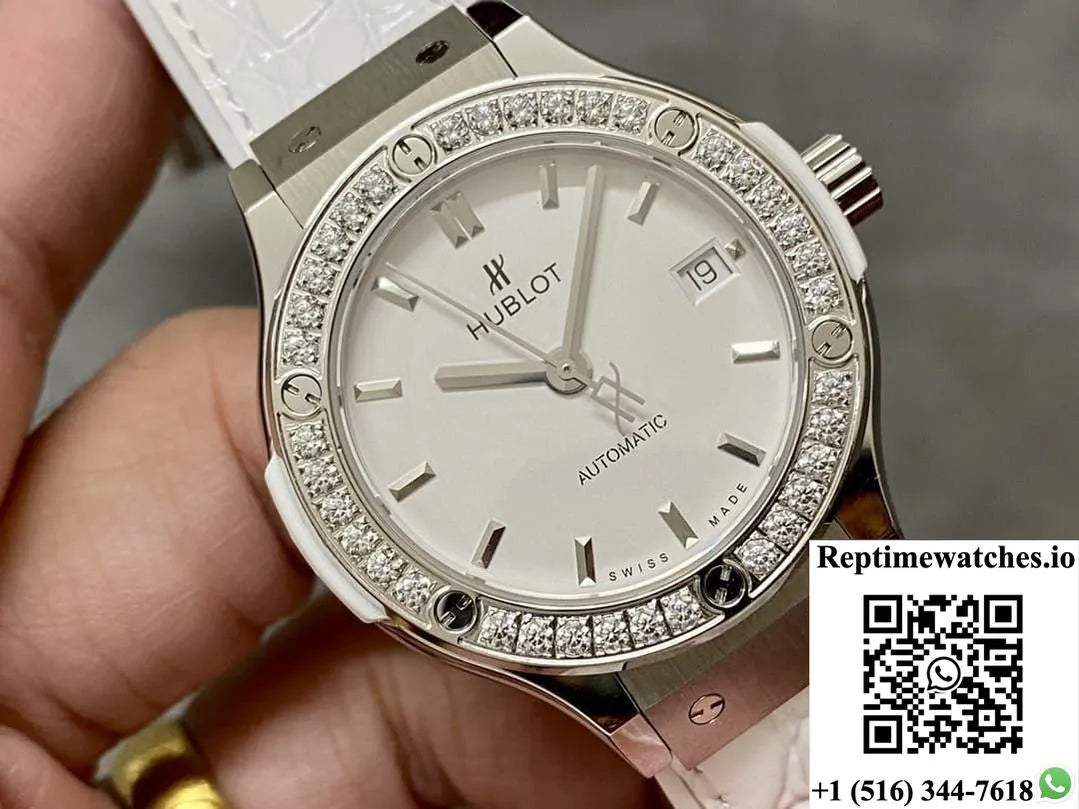 Hublot Classic Fusion 542.Ne.2010.Lr.1204 Hb Factory White Dial-Rep Time Watches