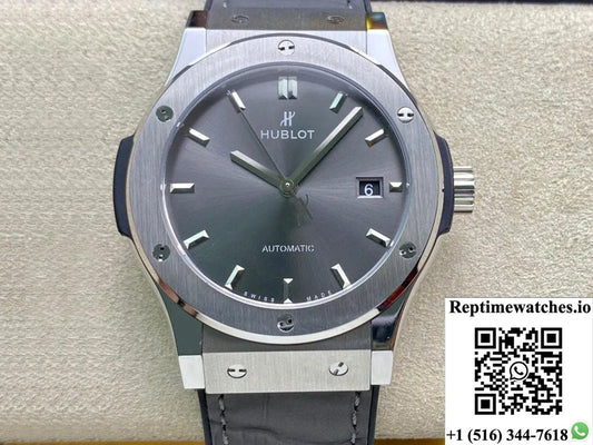 Hublot Classic Fusion 542.Nx.7071.Lr 42Mm Wwf Factory Grey Dial-Rep Time Watches