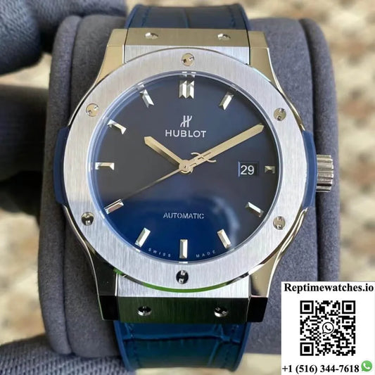 Hublot Classic Fusion 542.Nx.7170.Lr 42Mm Aps Factory Blue Dial-Rep Time Watches