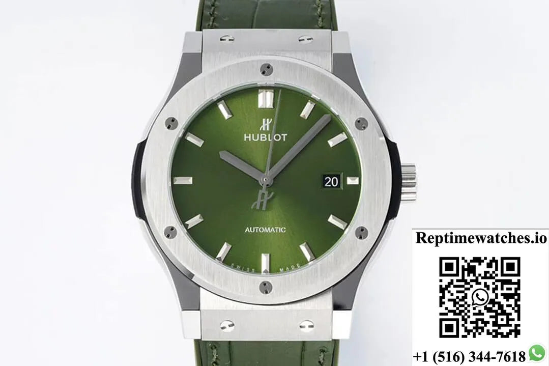 Hublot Classic Fusion 542.Nx.8970.Lr 42Mm Hb Factory Leather Strap-Rep Time Watches