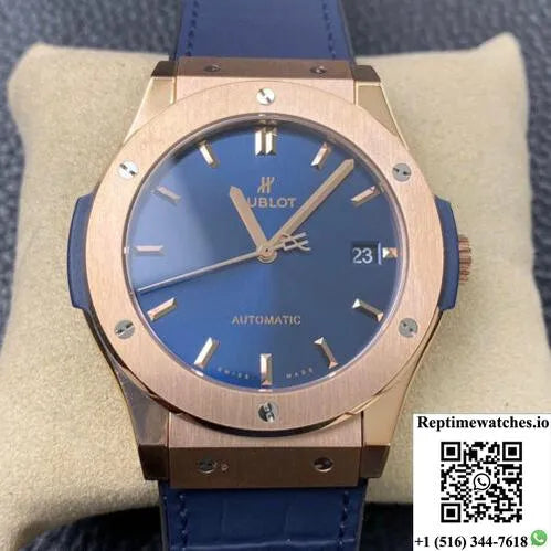 Hublot Classic Fusion 542.Ox.7180.Lr 42Mm Wwf Factory Blue Dial-Rep Time Watches