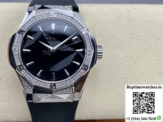 Hublot Classic Fusion 550.NS.1800.RX.1804.ORL19 HB Factory Black Strap