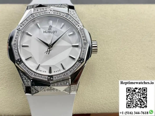 Hublot Classic Fusion 550.NS.2200.RW.1804.ORL20 HB Factory White Strap