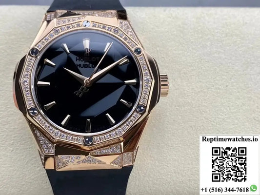 Hublot Classic Fusion 550.OS.1800.RX.1804.ORL19 HB Factory Set Diamonds
