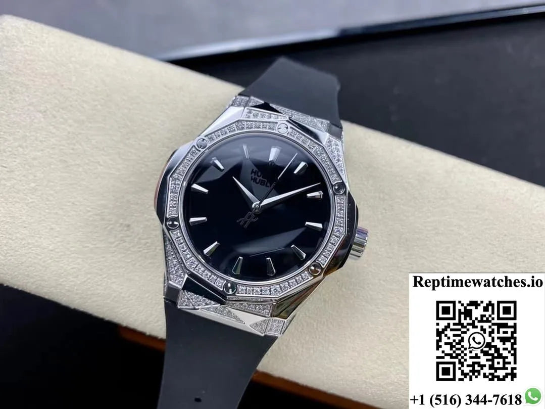 Hublot Classic Fusion 550.Ns.1800.Rx.1804.Orl19 Hb Factory Black Strap-Rep Time Watches