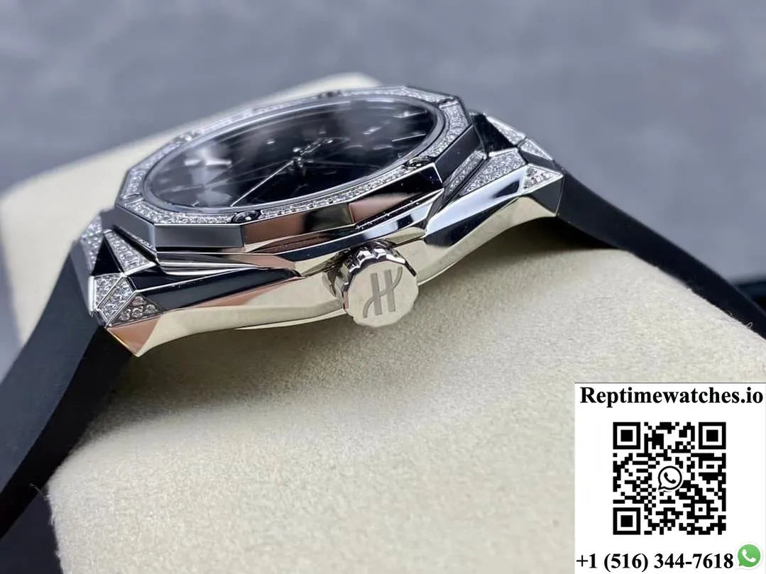 Hublot Classic Fusion 550.Ns.1800.Rx.1804.Orl19 Hb Factory Black Strap-Rep Time Watches