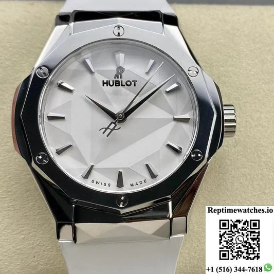 Hublot Classic Fusion 550.Ns.2200.Rw.Orl20 Hb Factory White Dial-Rep Time Watches