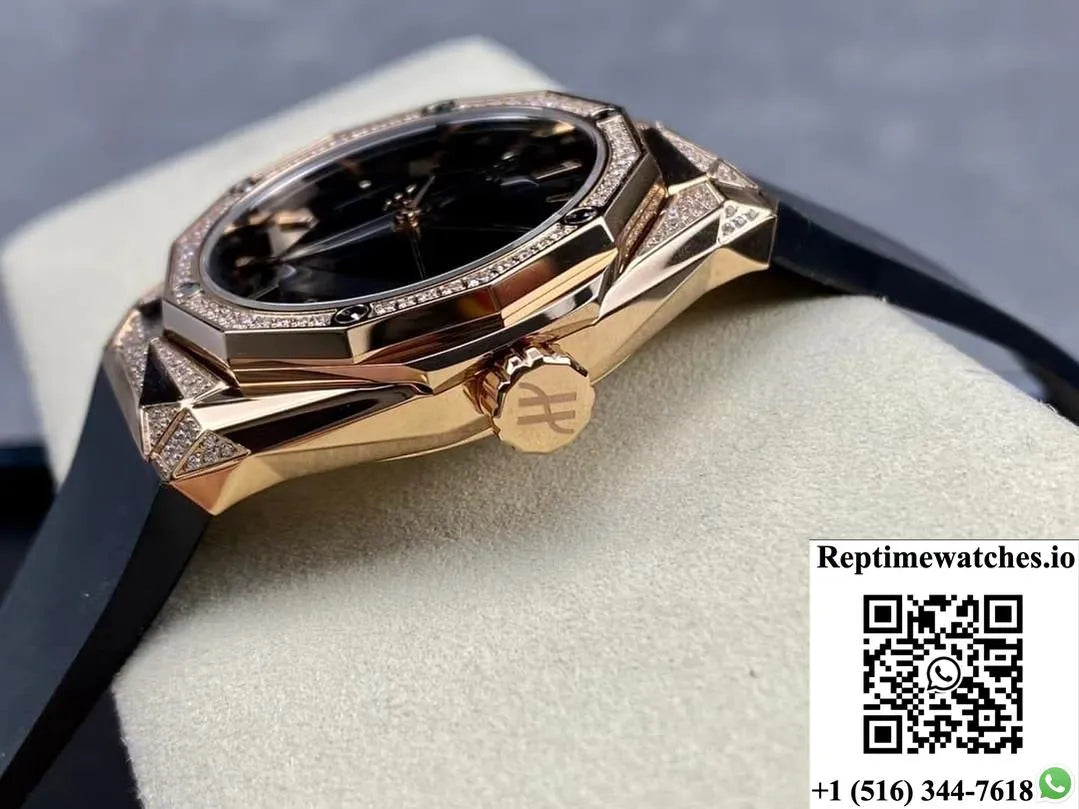 Hublot Classic Fusion 550.Os.1800.Rx.1804.Orl19 Hb Factory Set Diamonds-Rep Time Watches