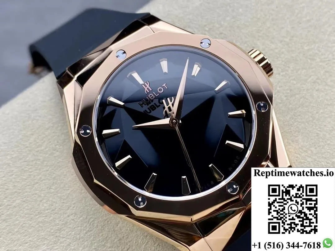 Hublot Classic Fusion 550.Os.1800.Rx.Orl19 Hb Factory Black Dial-Rep Time Watches