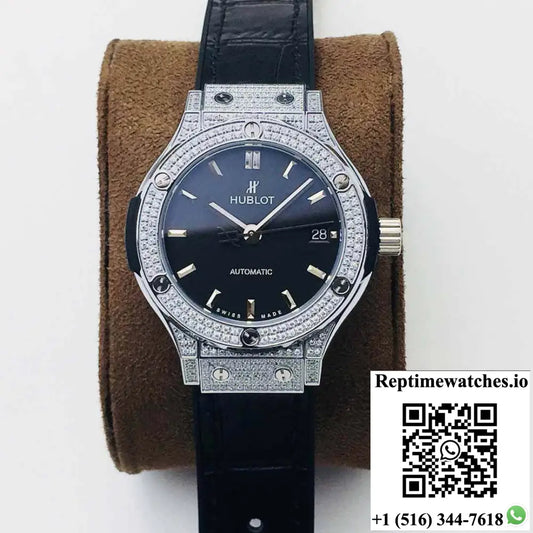 Hublot Classic Fusion 565.NX.1171.LR.1704 38MM HB Factory Black Dial - Watches