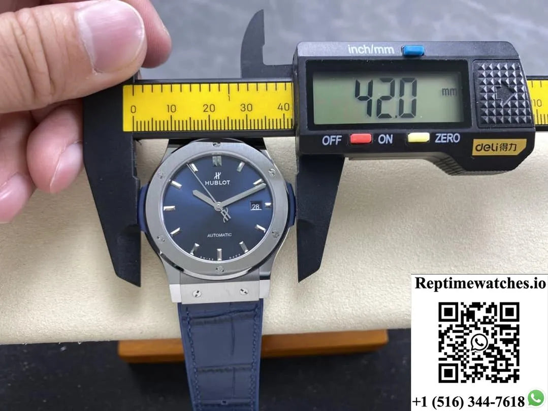 Hublot Classic Fusion 565.Nx.7170.Rx Jjz Factory Blue Dial-Rep Time Watches