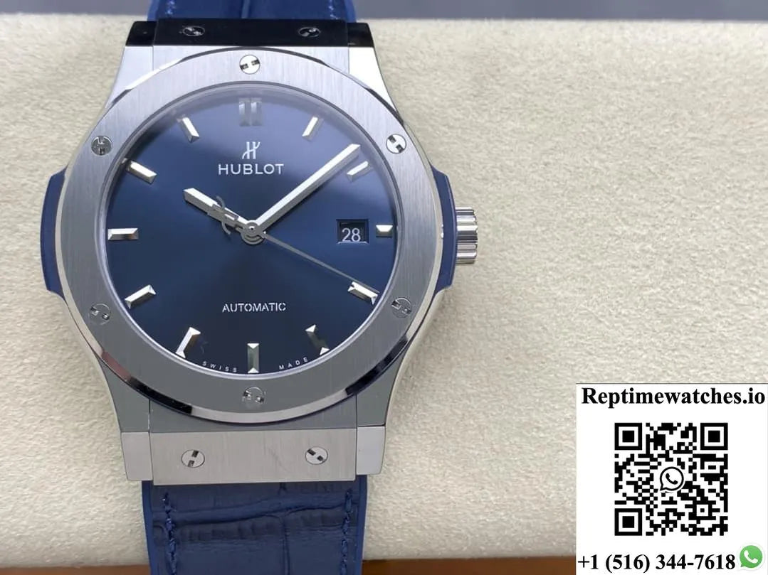 Hublot Classic Fusion 565.Nx.7170.Rx Jjz Factory Blue Dial-Rep Time Watches