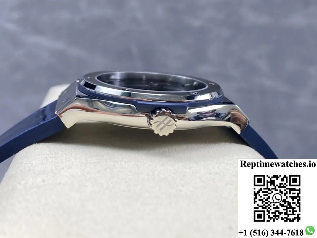 Hublot Classic Fusion 565.Nx.7170.Rx Jjz Factory Blue Dial-Rep Time Watches