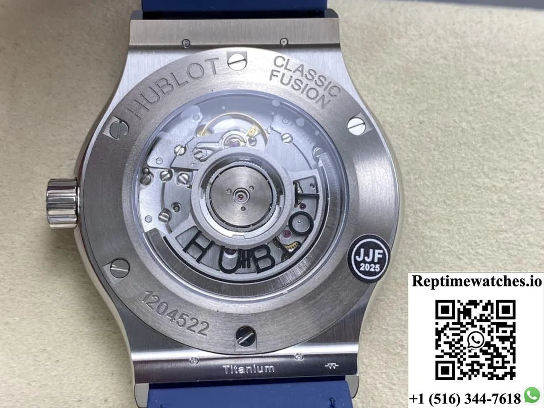Hublot Classic Fusion 565.Nx.7170.Rx Jjz Factory Blue Dial-Rep Time Watches