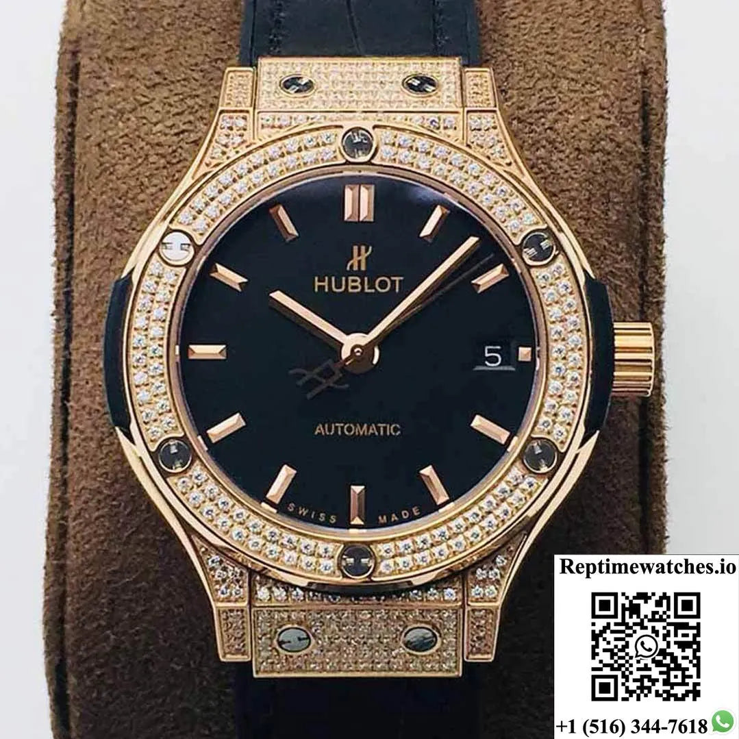 Hublot Classic Fusion 565.Ox.1480.Lr.1604 38Mm Hb Factory Diamond Case-Rep Time Watches