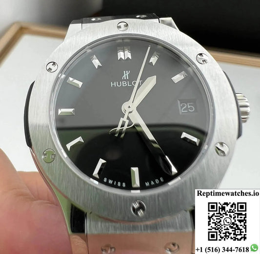 Hublot Classic Fusion 581.Nx.1171.Rx 33Mm Quartz Hb Factory Black Dial-Rep Time Watches