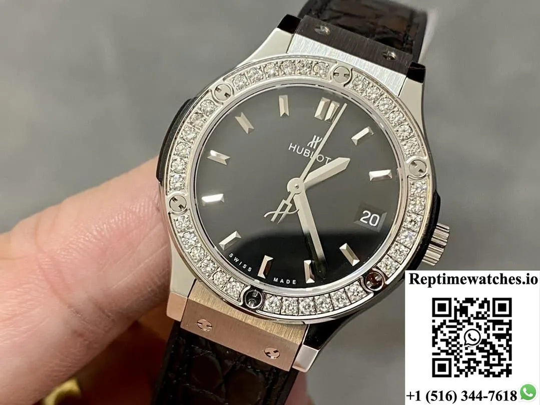 Hublot Classic Fusion 581.Nx.1470.Rx.1104 Hb Factory Titanium Crown-Rep Time Watches