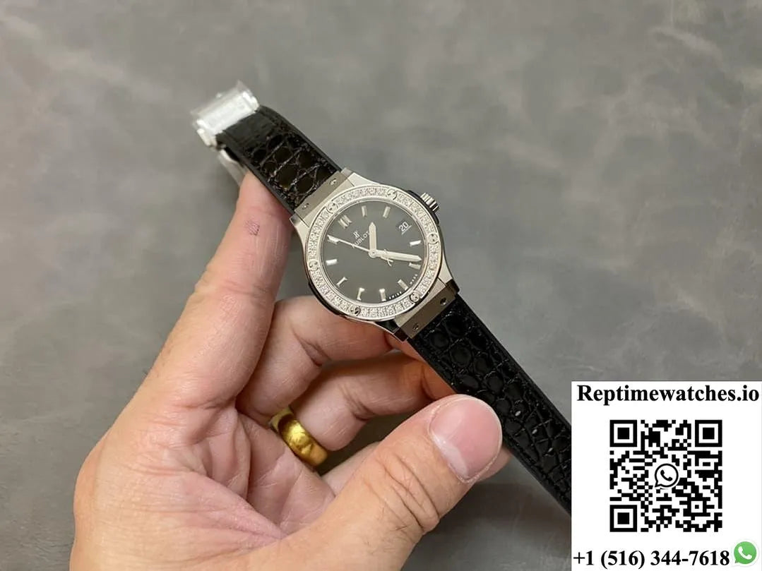 Hublot Classic Fusion 581.Nx.1470.Rx.1104 Hb Factory Titanium Crown-Rep Time Watches