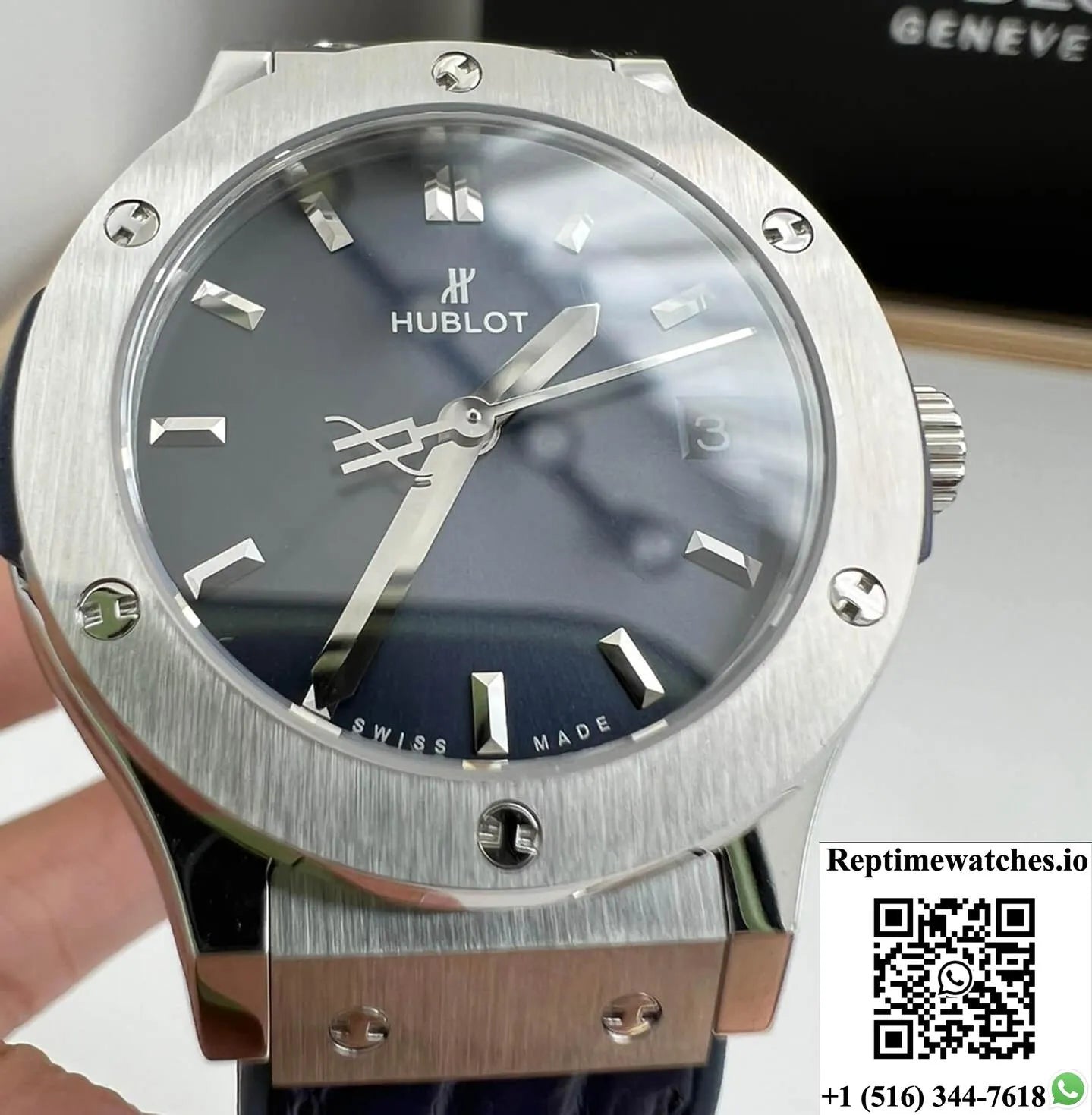 Hublot Classic Fusion 581.Nx.7170.Lr 33Mm Hb Factory Leather Strap-Rep Time Watches