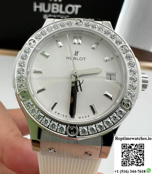 Hublot Classic Fusion 582.Nx.2610.Rx.1204 33Mm Hb Factory White Dial-Rep Time Watches