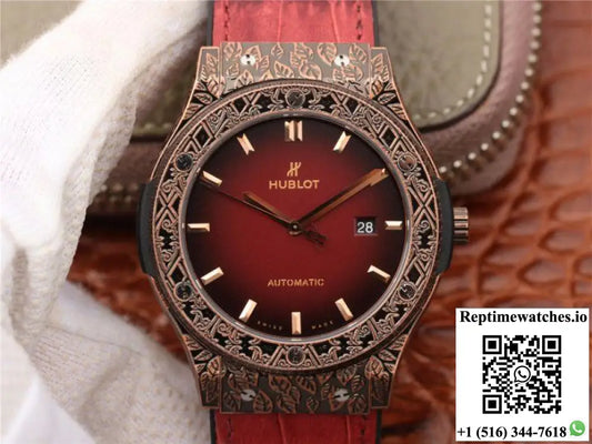 Hublot Classic Fusion Arturo Fuente Limited Edition 511.OX.6670.LR.OPX17 JJ Factory Red Dial - Watches