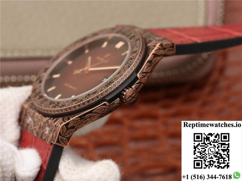 Hublot Classic Fusion Arturo Fuente Limited Edition 511.Ox.6670.Lr.Opx17 Jj Factory Red Dial-Rep Time Watches