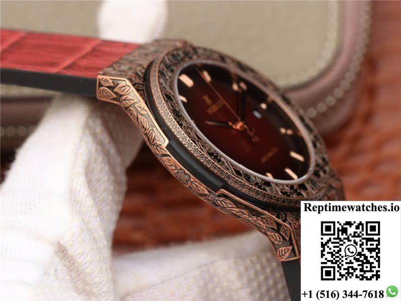 Hublot Classic Fusion Arturo Fuente Limited Edition 511.Ox.6670.Lr.Opx17 Jj Factory Red Dial-Rep Time Watches
