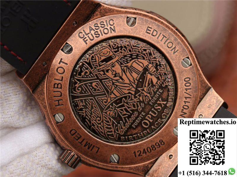 Hublot Classic Fusion Arturo Fuente Limited Edition 511.Ox.6670.Lr.Opx17 Jj Factory Red Dial-Rep Time Watches