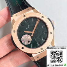 Hublot Classic Fusion Berluti Scritto 511.OX.0500.VR.BER16 JJ Factory V2 Green Dial - Watches
