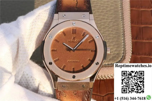 Hublot Classic Fusion Berluti Scritto 511.Ox.0500.Vr.Ber16 Tw Factory Tobacco Dial-Rep Time Watches