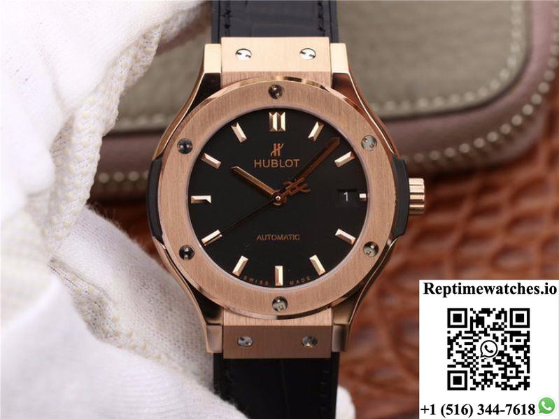 Hublot Classic Fusion King 511.Ox.1181.Lr Jj Factory Black Dial-Rep Time Watches