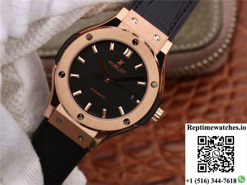 Hublot Classic Fusion King 511.Ox.1181.Lr Jj Factory Black Dial-Rep Time Watches