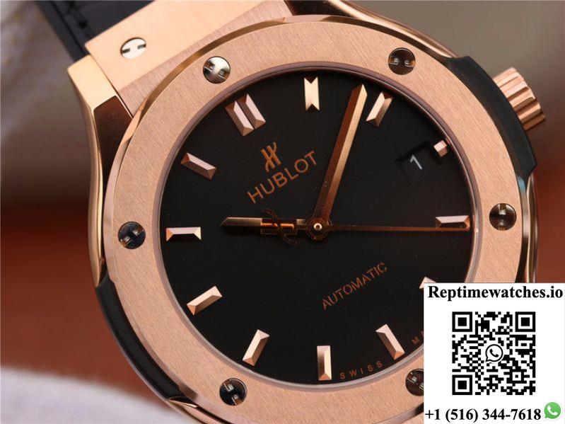 Hublot Classic Fusion King 511.Ox.1181.Lr Jj Factory Black Dial-Rep Time Watches