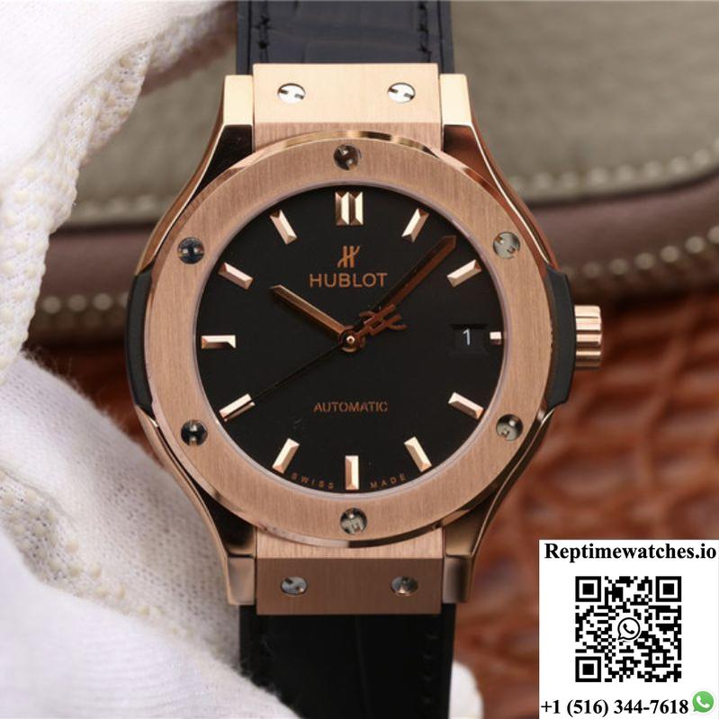 Hublot Classic Fusion King 511.Ox.1181.Lr Jj Factory Black Dial-Rep Time Watches