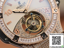 Hublot Classic Fusion Rose Gold Tourbillon White Enamel Dial - Watches