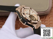 Hublot Classic Fusion Rose Gold Tourbillon White Enamel Dial - Watches
