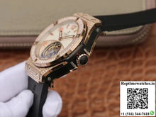 Hublot Classic Fusion Rose Gold Tourbillon White Enamel Dial - Watches