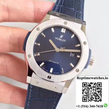 Hublot Classic Fusion Titanium Blue 511.NX.7170.LR JJ Factory Blue Dial - Watches