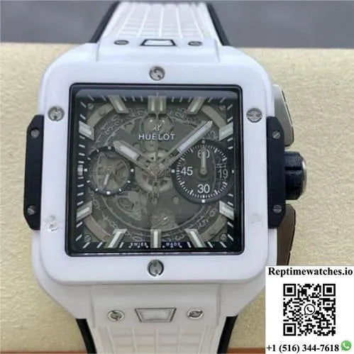 Hublot Square Bang Unico 821.Hx.0170.Rx Bb Factory Ceramic Case-Rep Time Watches